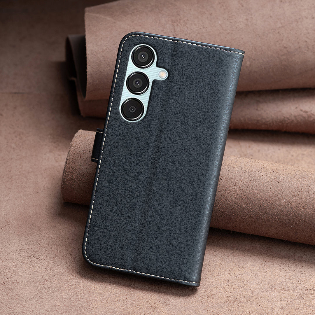BINFEN COLOR BF17 For Samsung Galaxy M15 5G Case Magnetic Closing Drop-proof Phone Wallet Cover BINFEN COLOR BF17 For Samsung Galaxy M15 5G Case Magnetic Closing Drop-proof Phone Wallet Cover